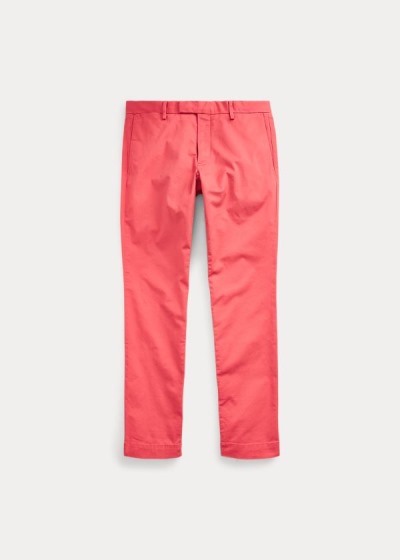 Pantalones Chinos Polo Ralph Lauren Hombre Rojos - Stretch Slim Fit - YMENA2864